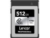 Lexar 512GB Professional CFexpress Type B Card SILVER Series LEXAR LCXEXSL512G-RNENG Lexar 512GB Professional CFexpress Type B Card SILVER Series LEXAR LCXEXSL512G-RNENG